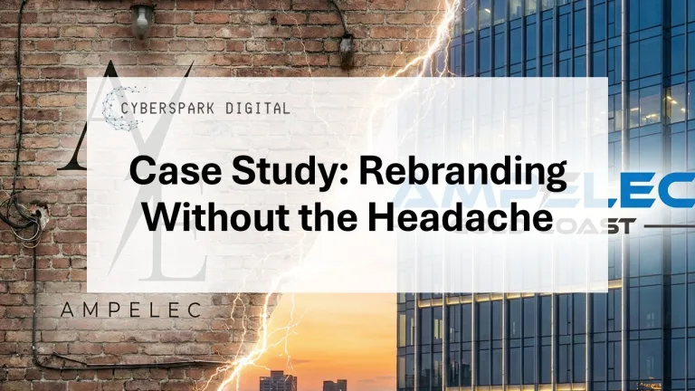 Rebranding website for existing client